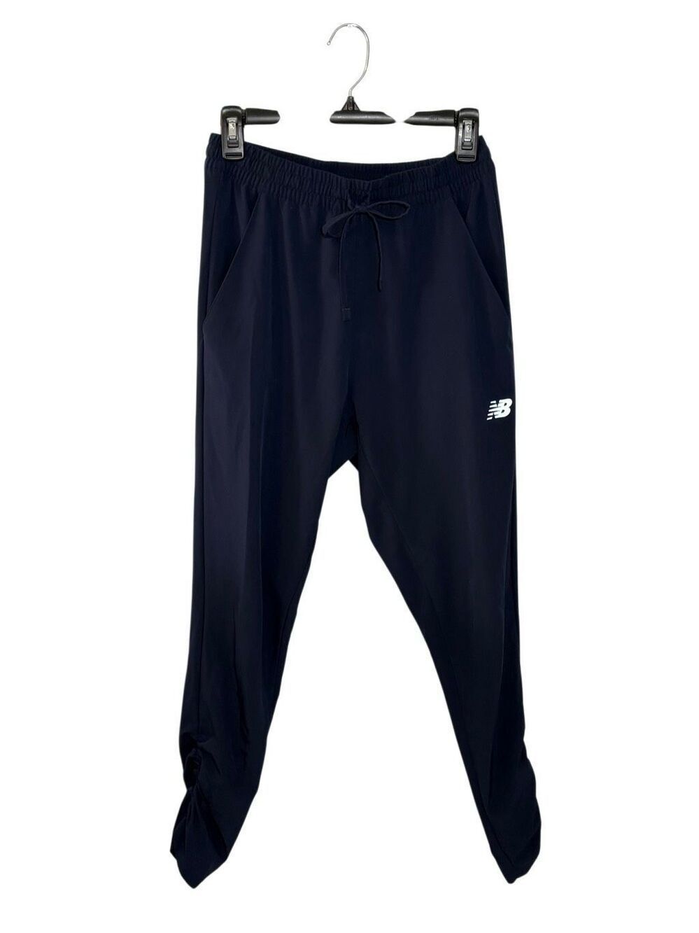 New Balance navy joggers with ruched ankles and pockets - XS